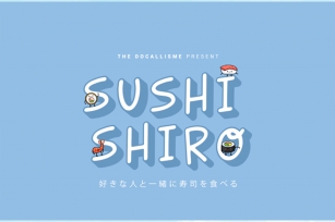 SUSHI SHIRO Font Download