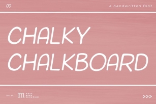 Chalky Chalkboard | A Display Font Font Download