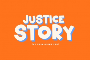 Justice Story Font Download