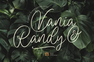 Vania & Randy | A Simply Handwritten Font Font Download
