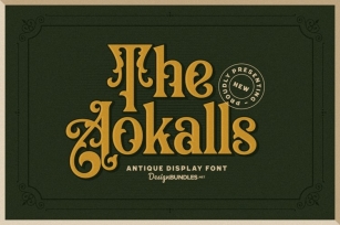 The Aokalls Font Download