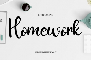 Homewrok Font Download