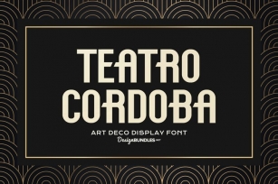 Teatro Cordoba Font Download