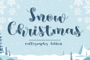 Snow Christmas Calligraphy Font Download