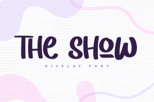 The Show Display Font Download