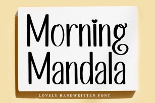 Morning Mandala Font Download