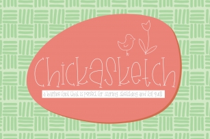 Chick A Sketch, Scoring, Sketching, Foil Quill Font Download