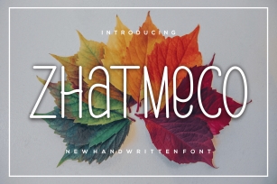 Zhatmeco Font Download