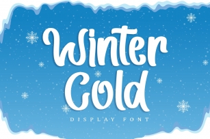 Winter Cold Font Download
