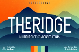 Theridge Font Download