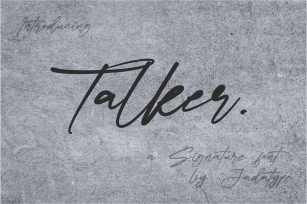 Talker Font Download