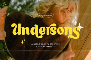 Undersons - A Retro Groovy Typeface Font Download