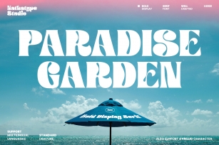 Paradise Garde Font Download
