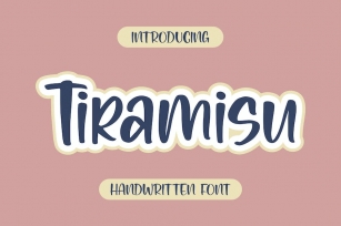 Tiramisu Handwritten Font Font Download
