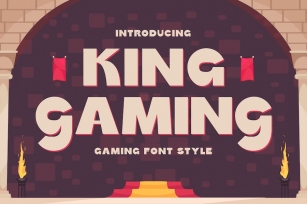 King Gaming - Gaming Font Style Font Download