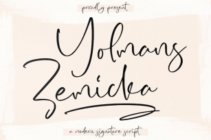 Yolmans Zemicka Signature Script Font Font Download