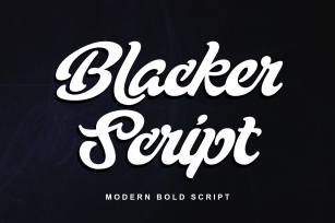 Blacker Script Font Download