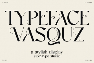 Vasquz Stylish Display Font Font Download