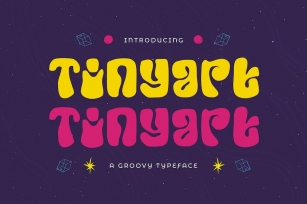 Tinyart - A Groovy Typeface Font Download