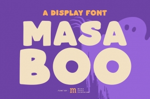 Masa Boo | A Display Font Font Download