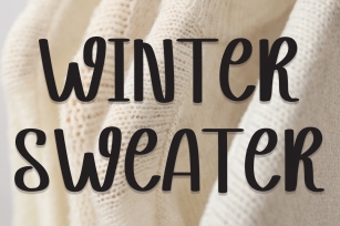 Winter Sweater Font Download
