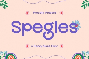 Spegles - A Fancy Sans Font Font Download
