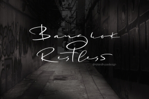 Bangkok Restless Font Download