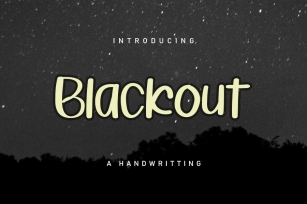 Blackout Font Download