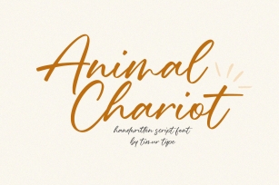 Animal Chariot Font Download