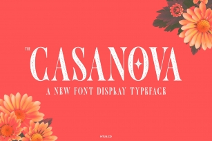 The Casanova clean & rough Font Download