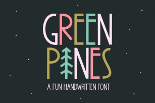 Green Pines Font Download