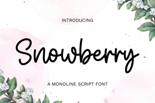 Snowberry Font Download