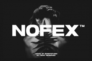 Nofex - Expanded Sans Serif Font Download