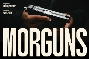 Morguns - Condensed Sans Serif Font Download