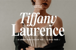 Tiffany Laurence - Nostalgic Serif Font Download