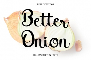 Better Onion Font Download
