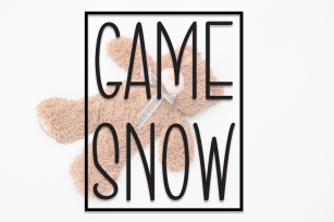 Game Snow Font Download