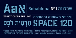 Schablona Font Download