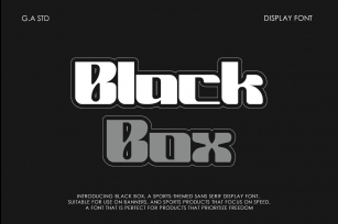 BLACK BOX Font Download