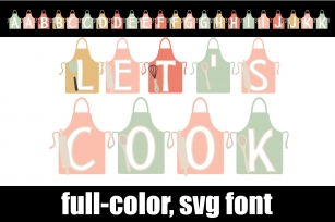 Lets Cook Color Font Download