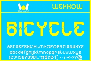 Bicycle Font Download