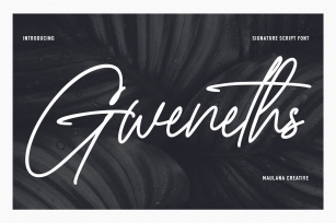 Gweneths Signature Script Font Download