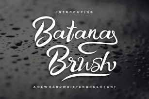 Batana Brush Font Download