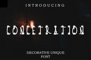 Concentration Font Download