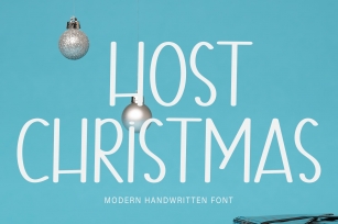 Host Christmas Font Download