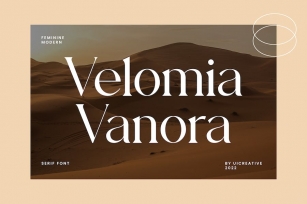 Velomia Vanora Modern Serif Font Font Download