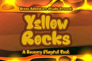 Yellow Rocks Font Download
