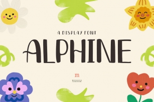 Alphine | A Display Font Font Download