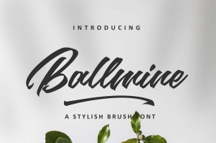 Ballmine Font Download