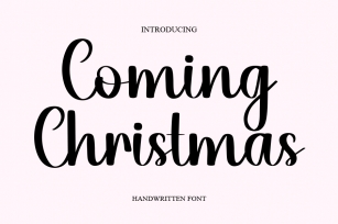 Coming Christmas Font Download